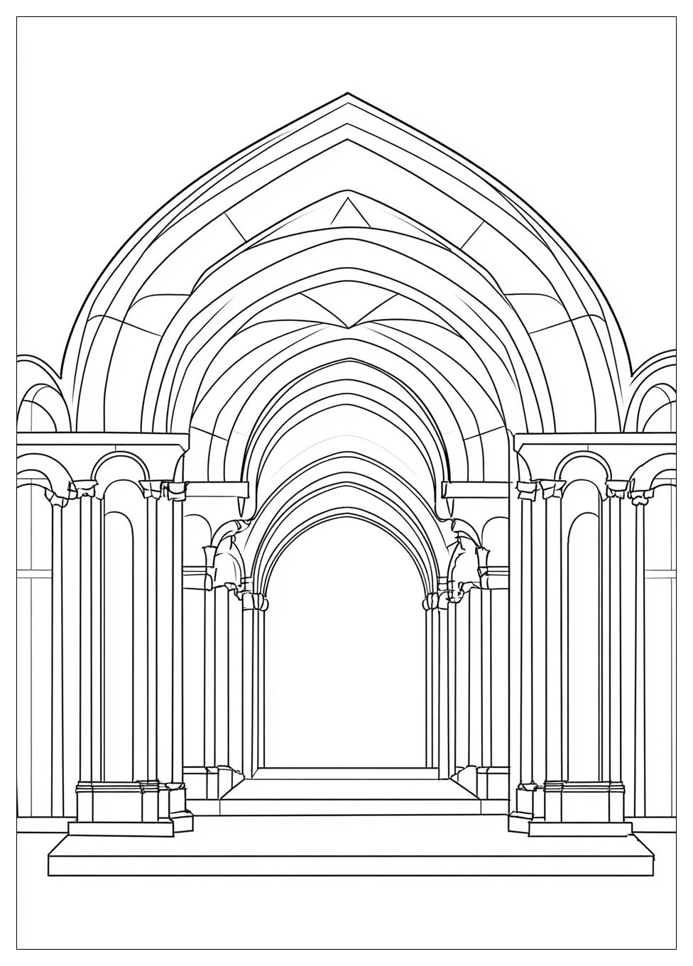 Disegni Monastero Da Colorare 16