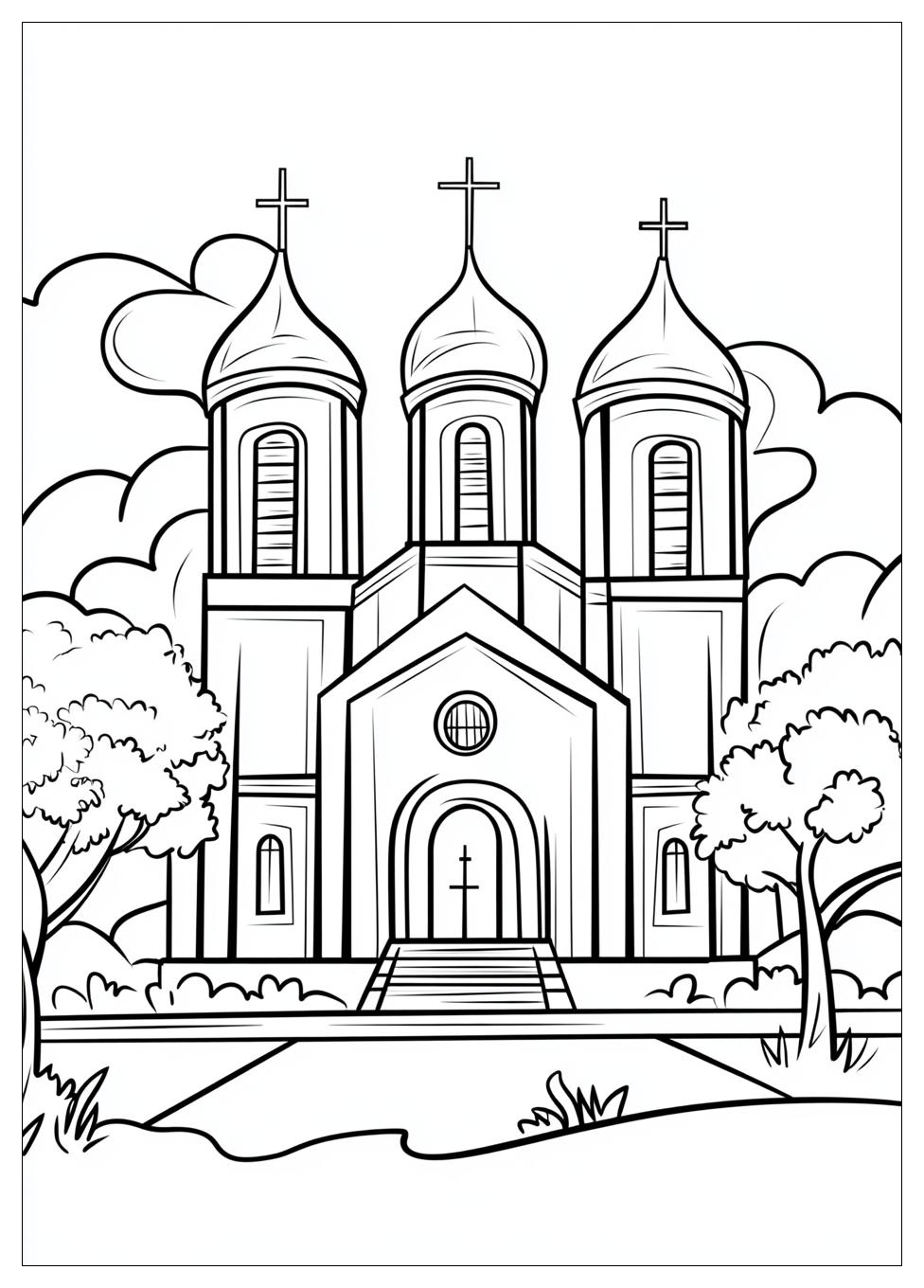 Disegni Monastero Da Colorare 9