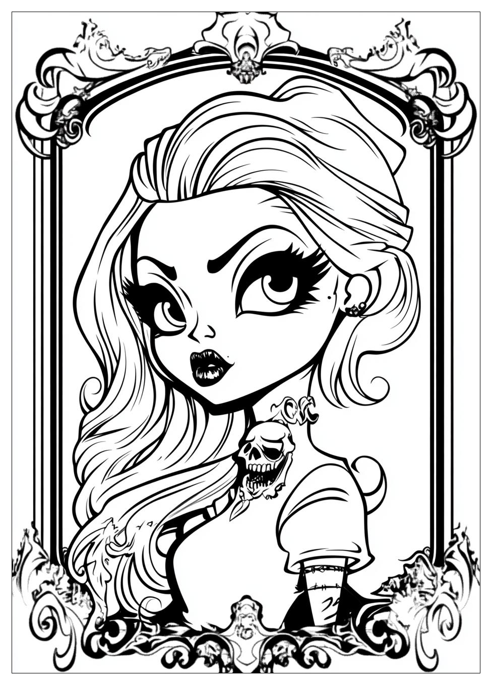 Disegni Monster High Da Colorare 1