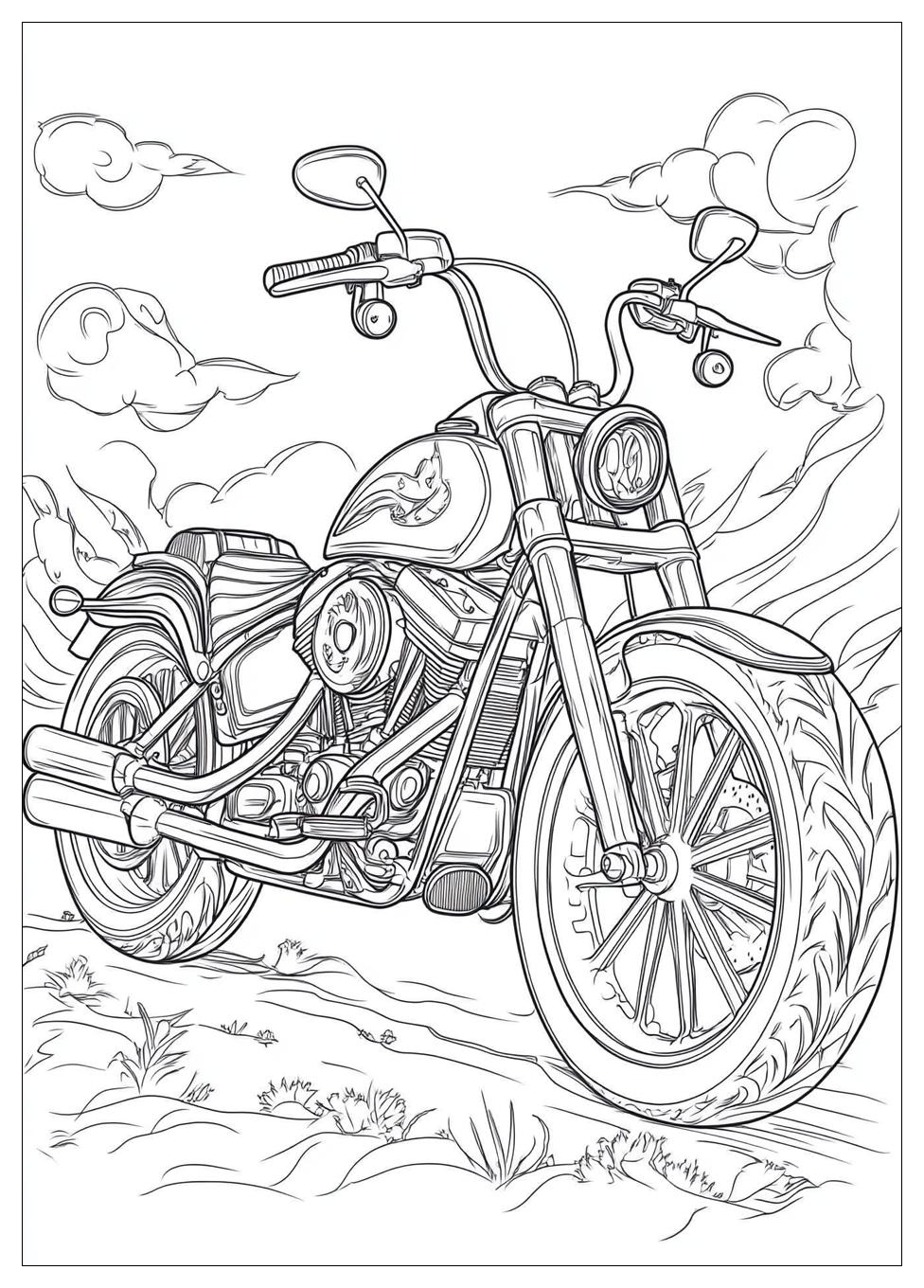 Disegni Moto Da Colorare 21