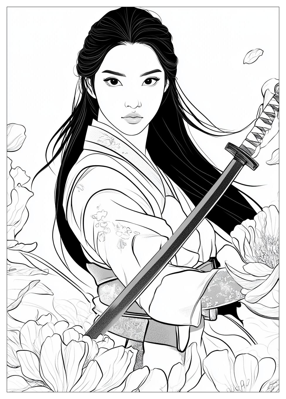 Disegni Mulan Da Colorare 18