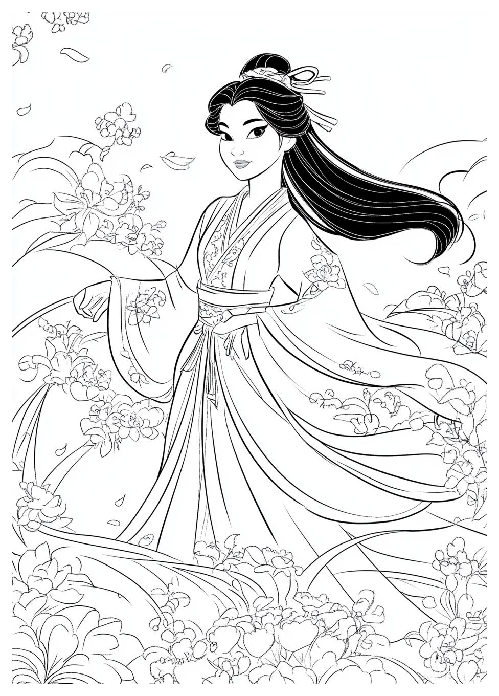 Disegni Mulan Da Colorare 20