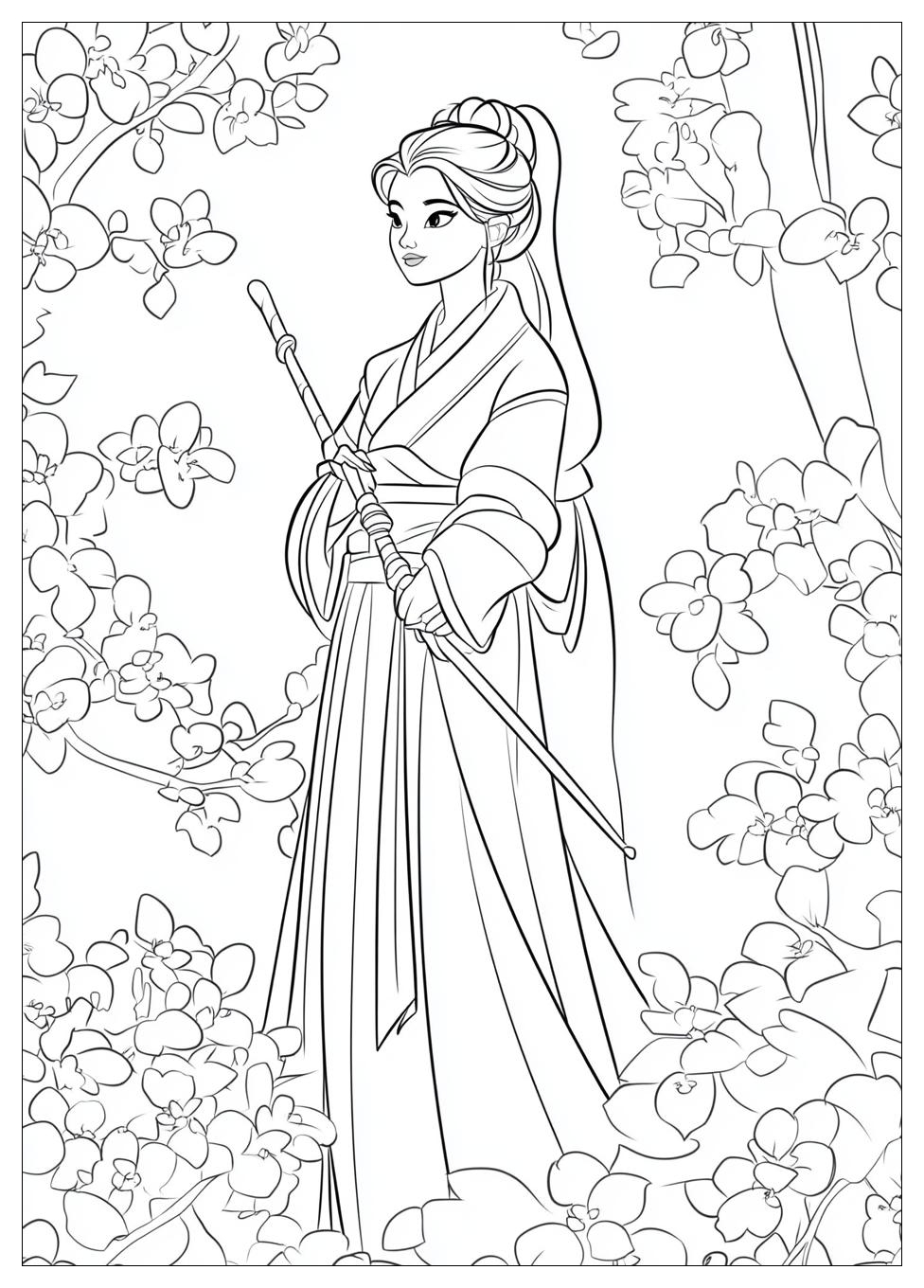 Disegni Mulan Da Colorare 22