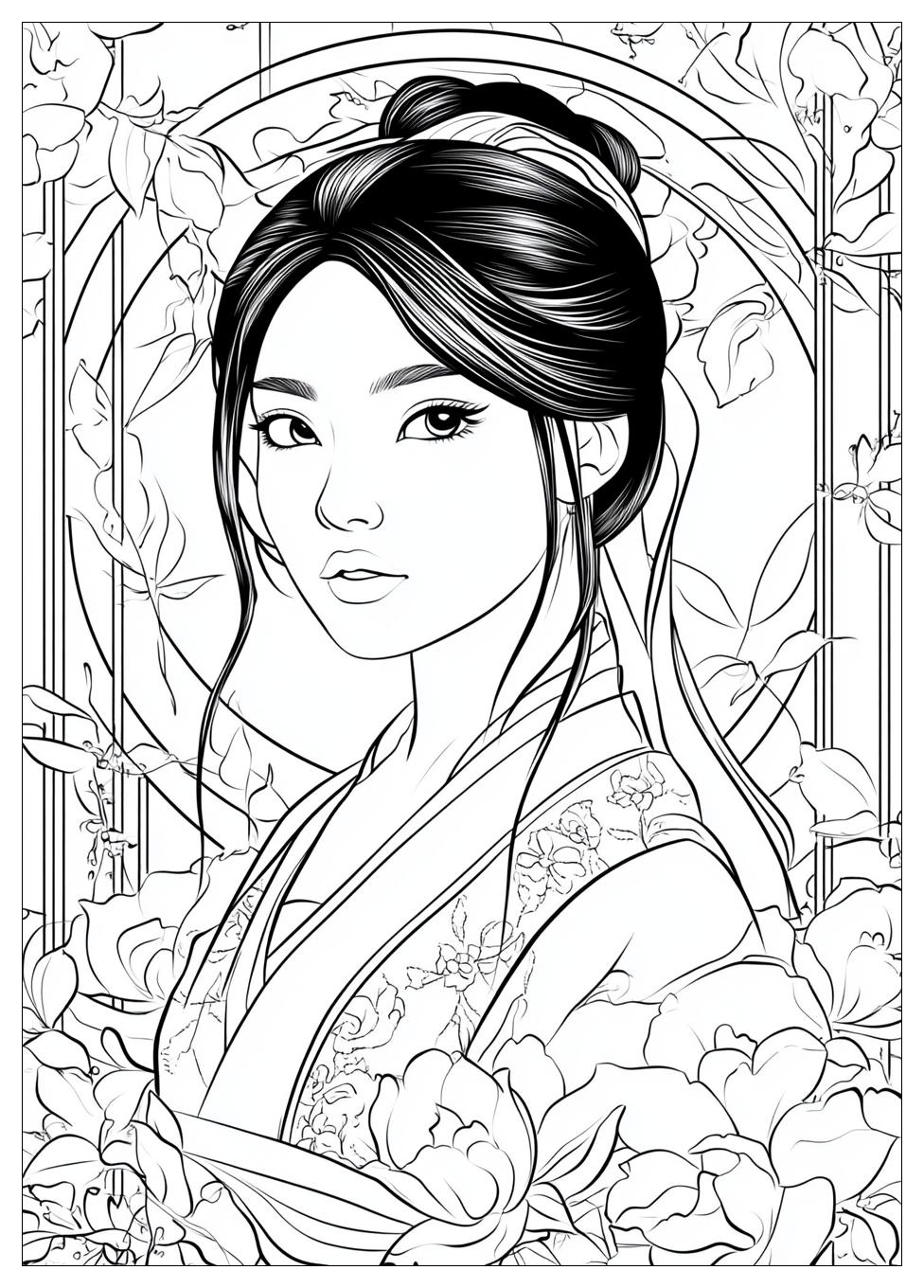 Disegni Mulan Da Colorare 24