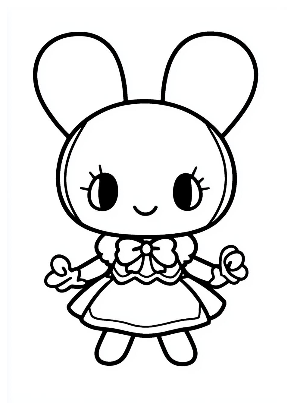 Disegni My Melody Da Colorare 1