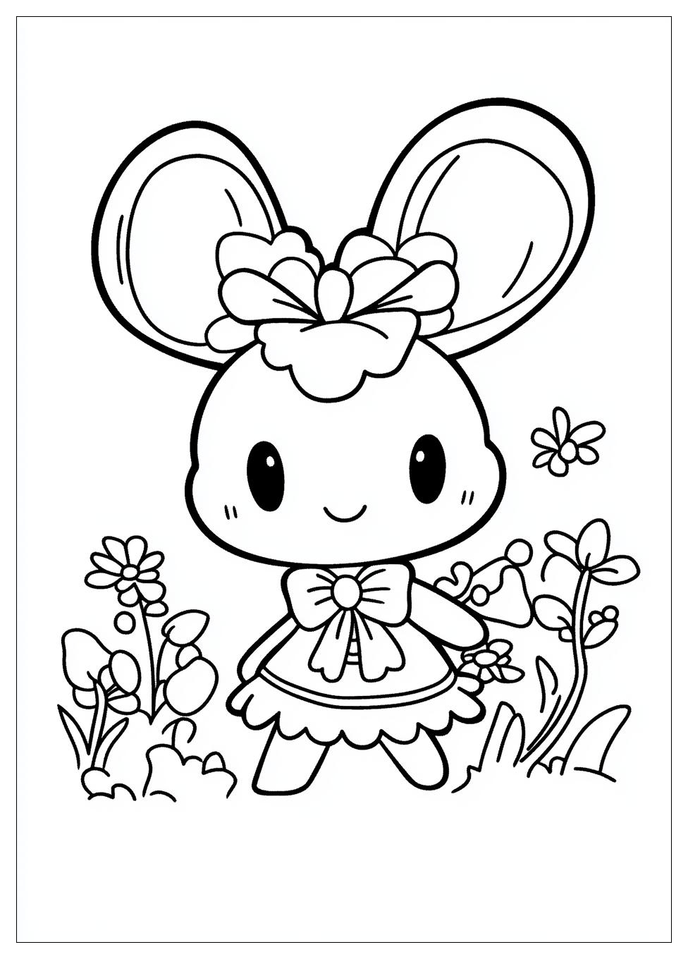 Disegni My Melody Da Colorare 3