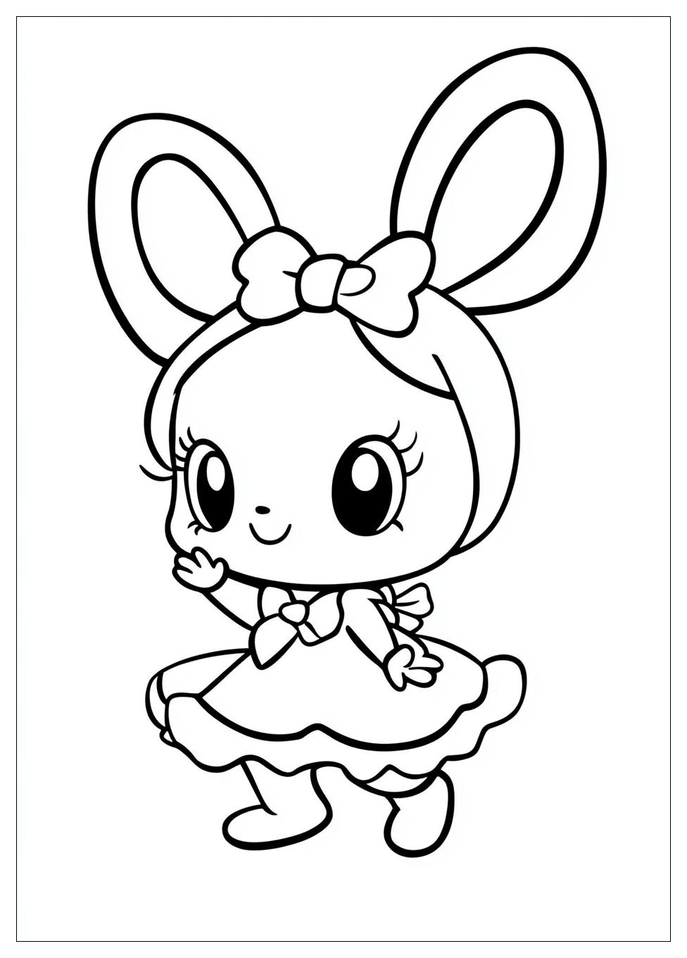 Disegni My Melody Da Colorare 6