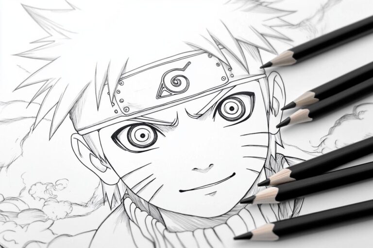 Naruto Da Colorare : Colora il tuo ninja preferito