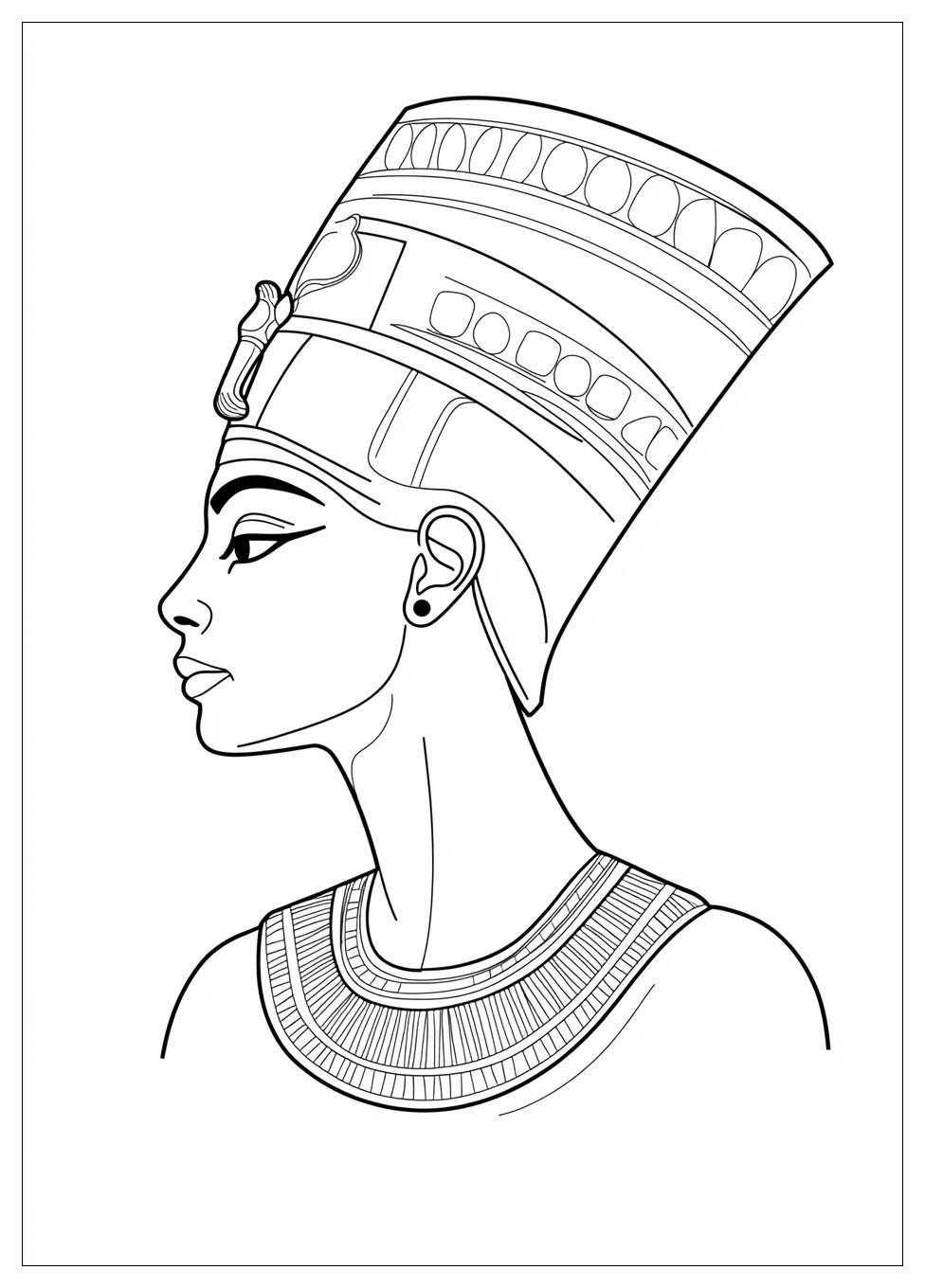 Disegni Nefertiti Da Colorare 1