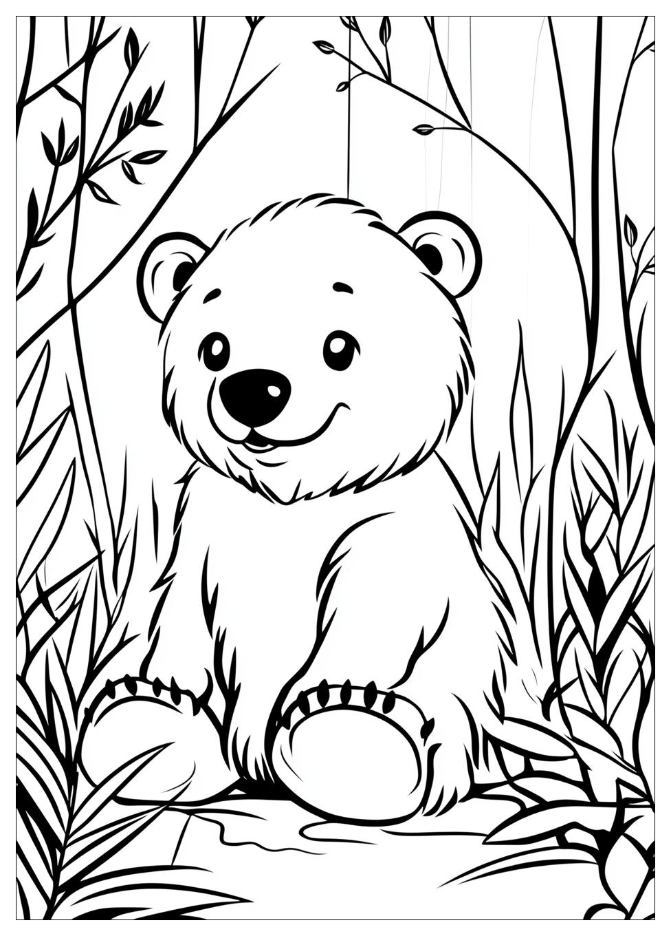 Disegni Orso Da Colorare 11