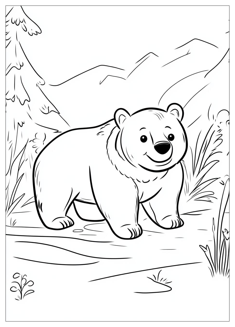 Disegni Orso Da Colorare 5