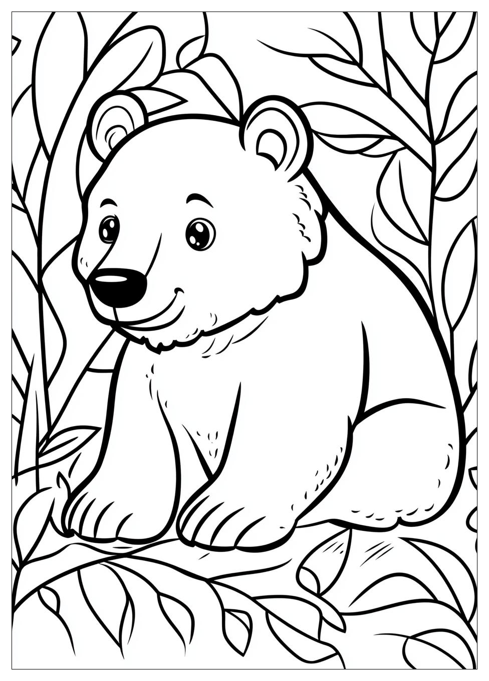 Disegni Orso Da Colorare 7