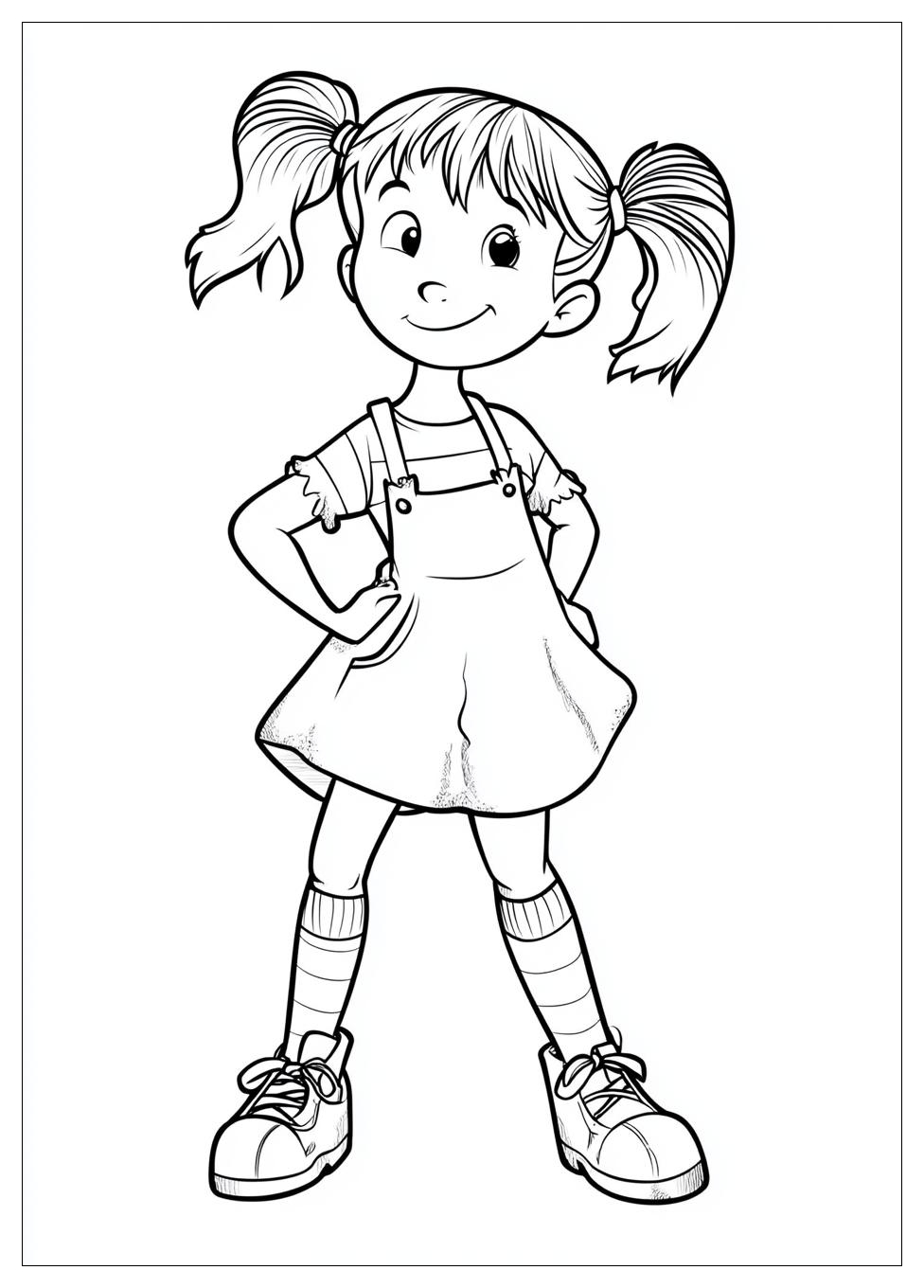 Disegni Pippi Calzelunghe Da Colorare 12