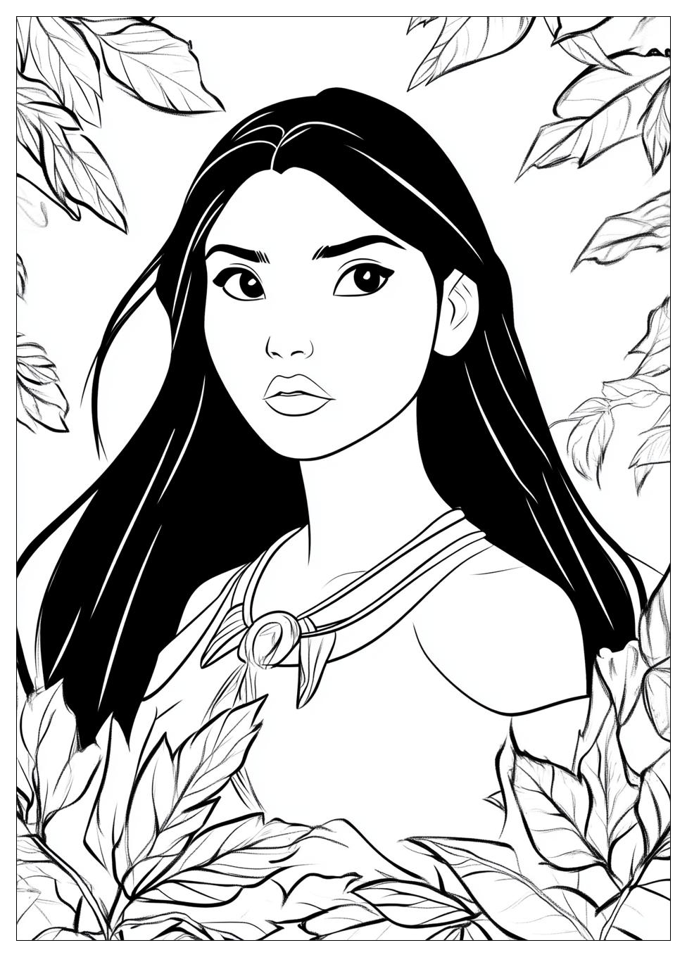 Disegni Pocahontas Da Colorare 10