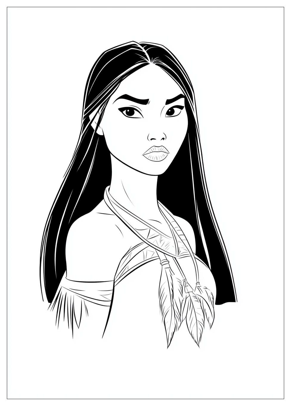 Disegni Pocahontas Da Colorare 13