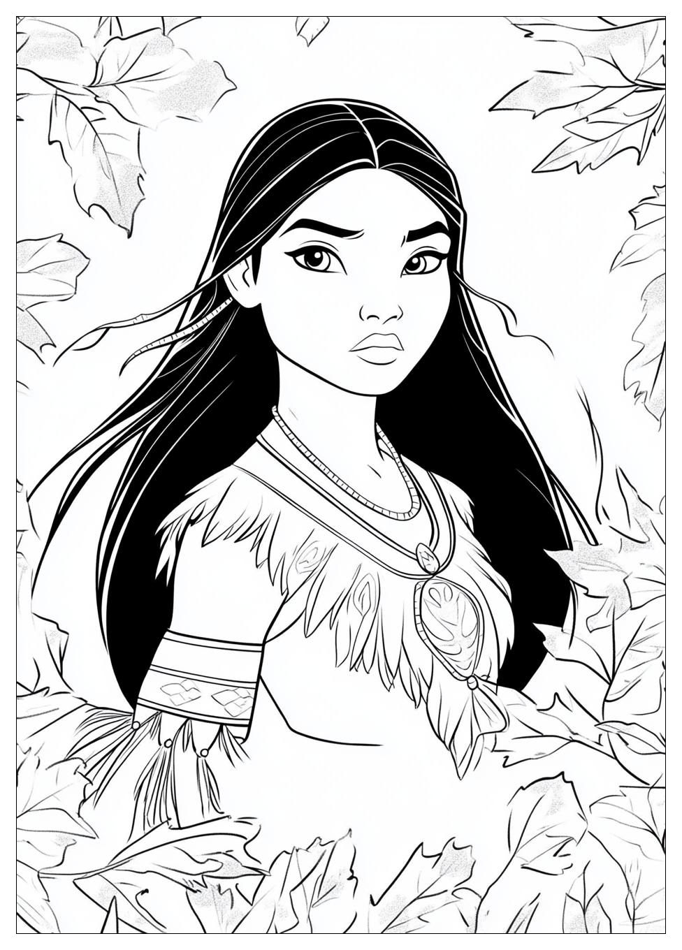 Disegni Pocahontas Da Colorare 14