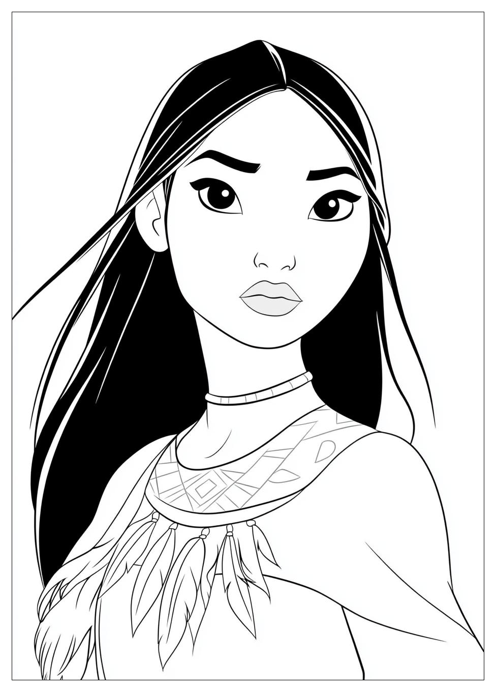 Disegni Pocahontas Da Colorare 15