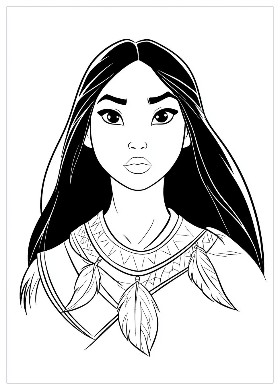 Disegni Pocahontas Da Colorare 2