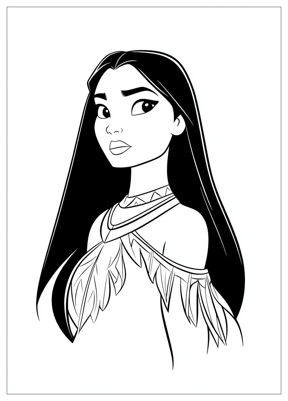 Disegni Pocahontas Da Colorare 20