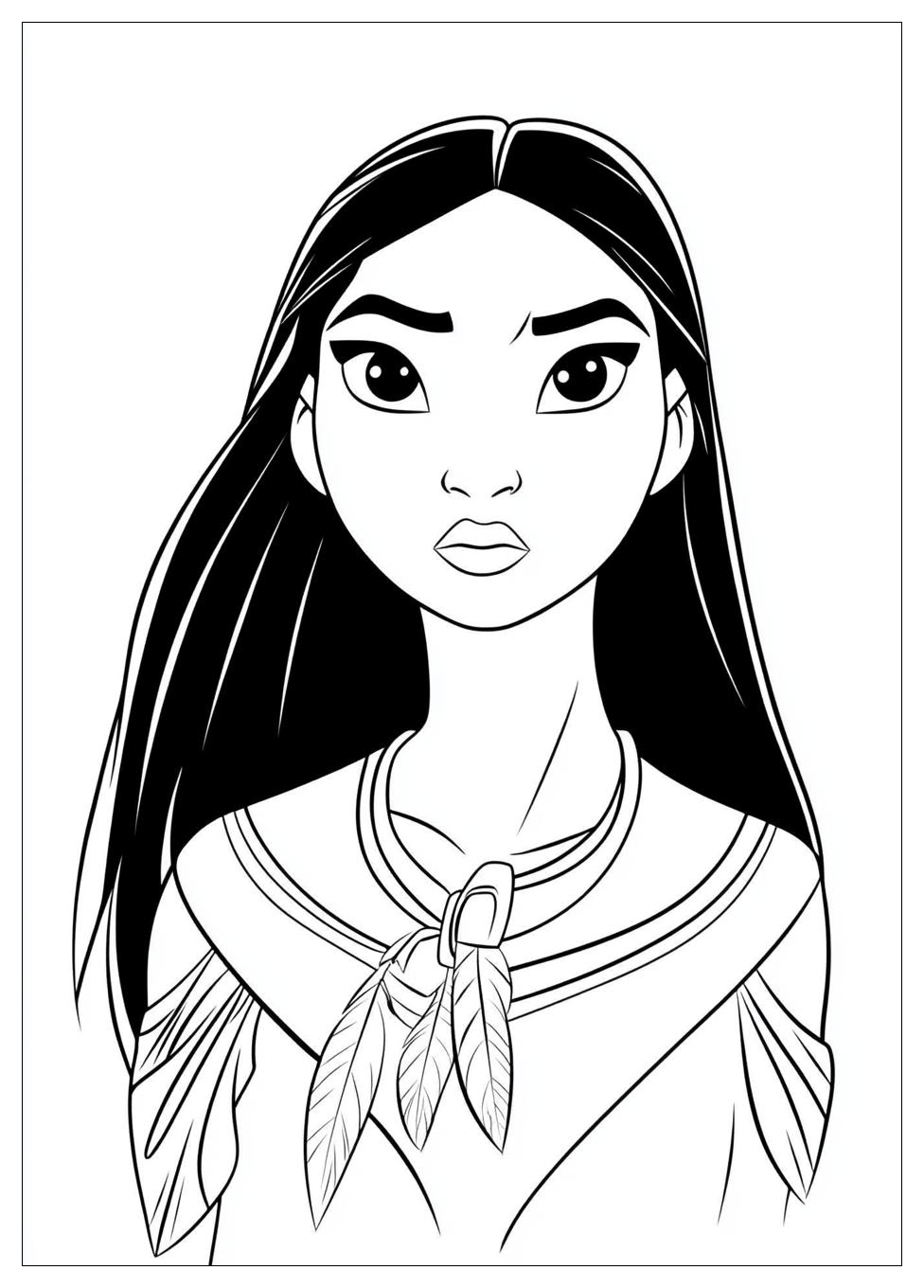 Disegni Pocahontas Da Colorare 21