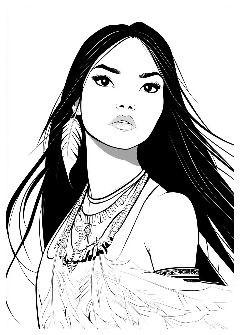 Disegni Pocahontas Da Colorare 23