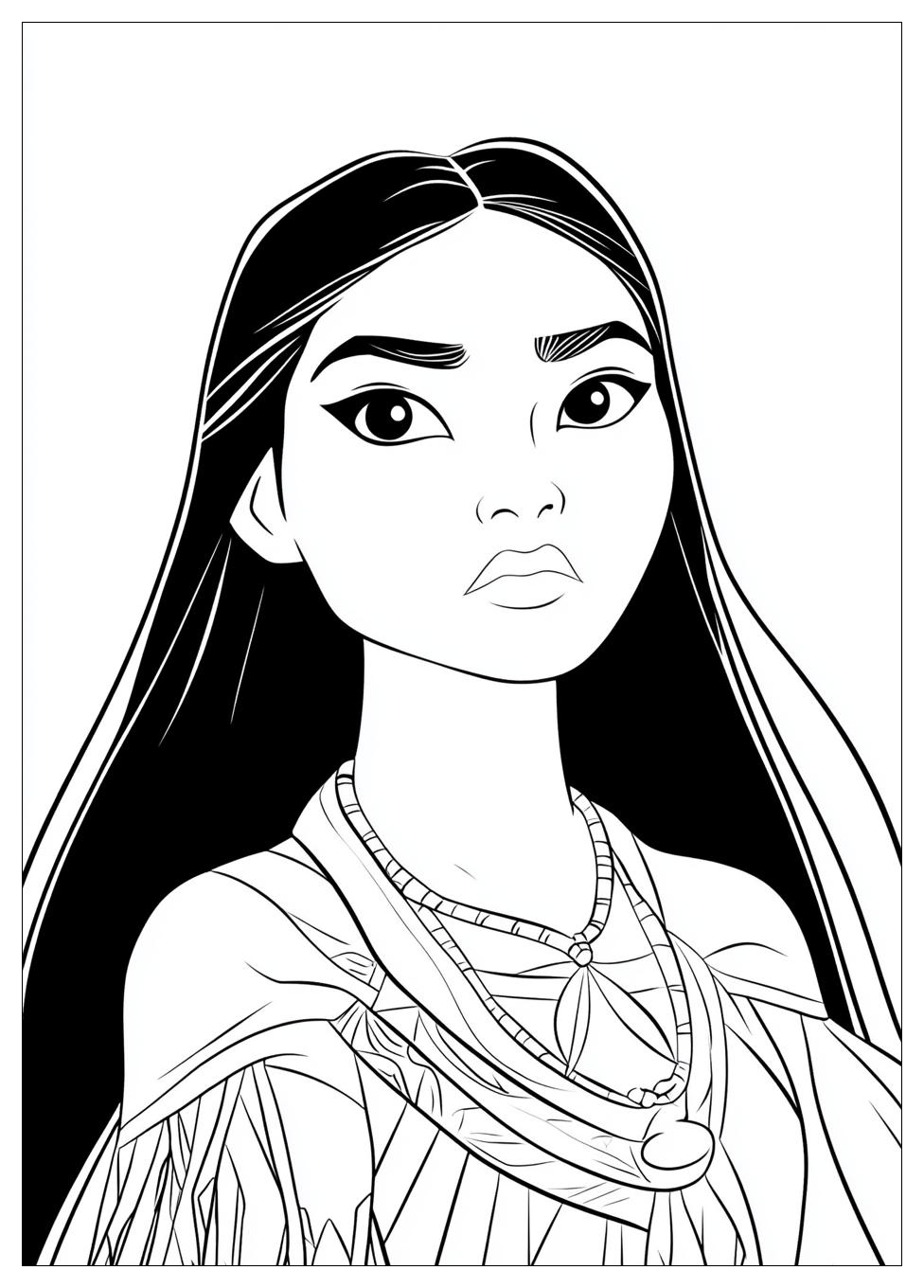 Disegni Pocahontas Da Colorare 5