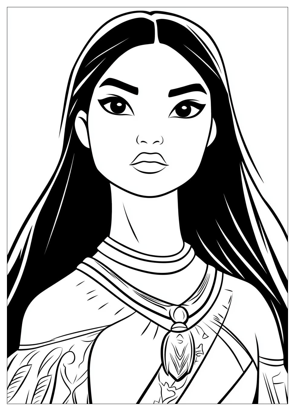 Disegni Pocahontas Da Colorare 8