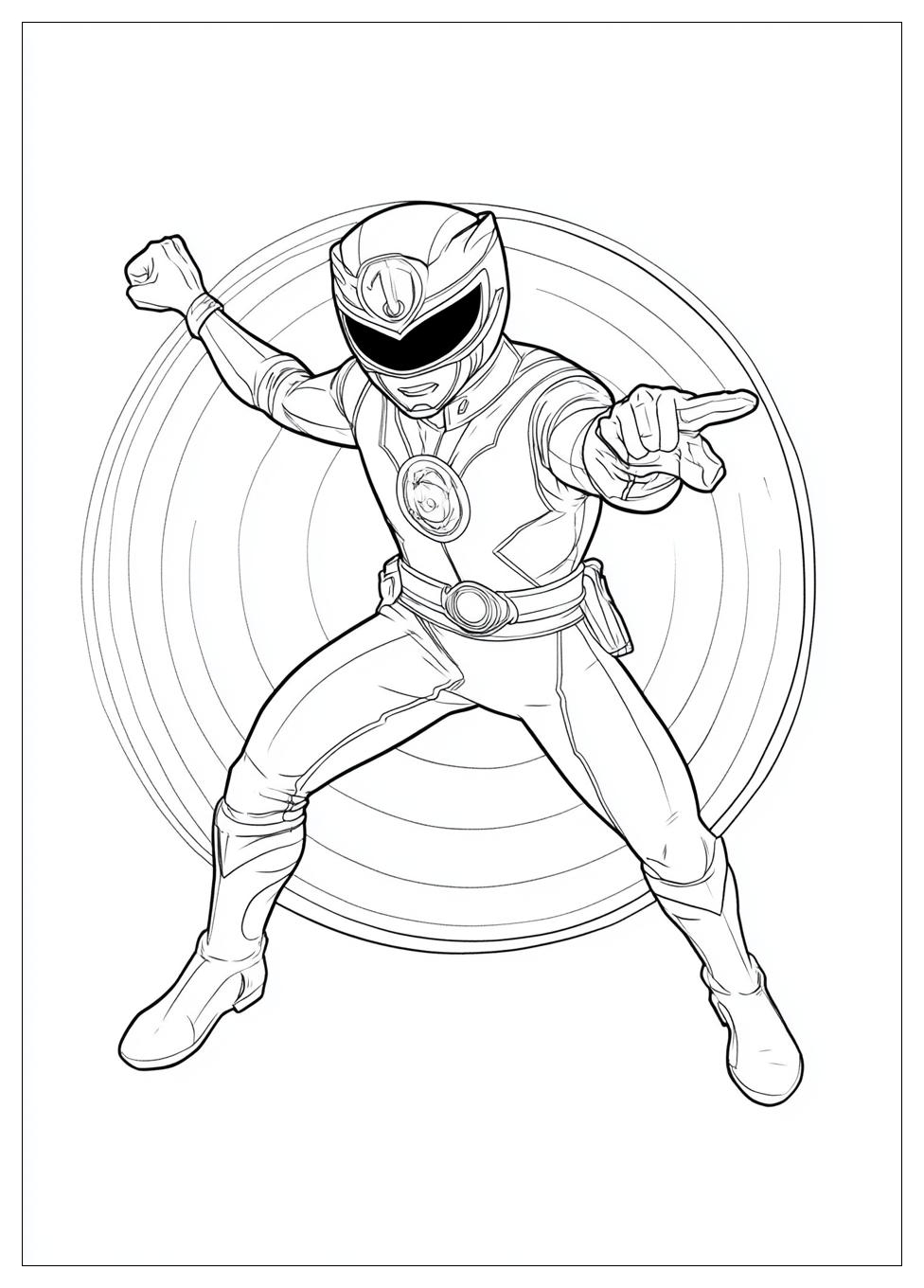 Disegni Power Ranger Da Colorare 19