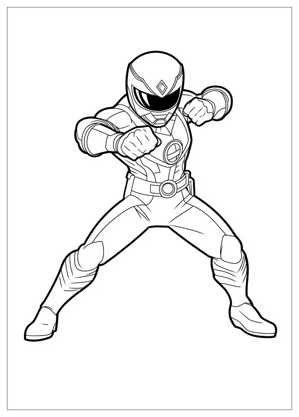 Disegni Power Ranger Da Colorare 9