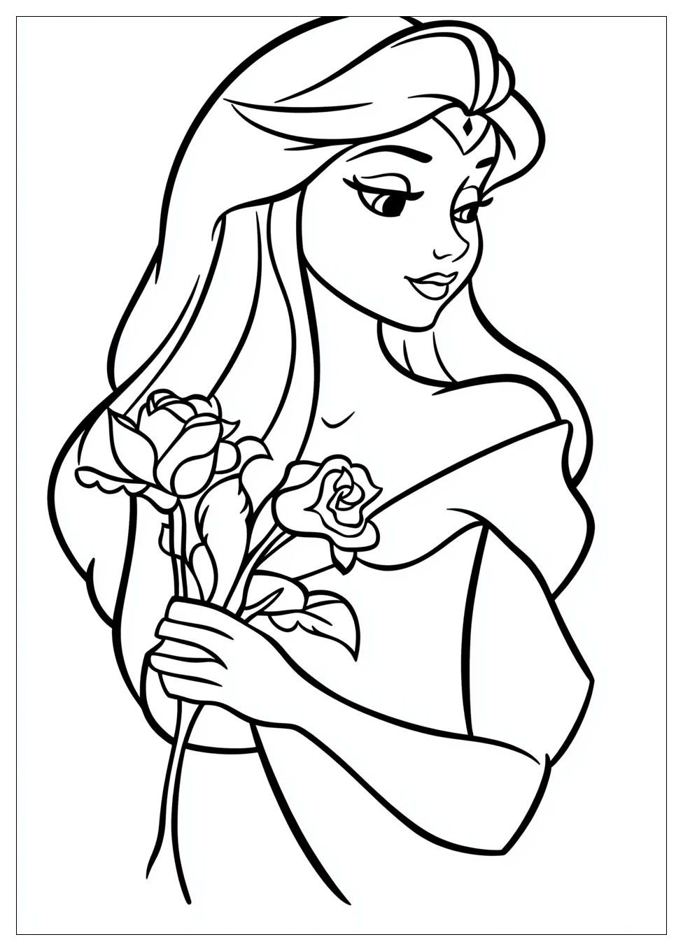 Disegni Principessa Aurora Da Colorare 6