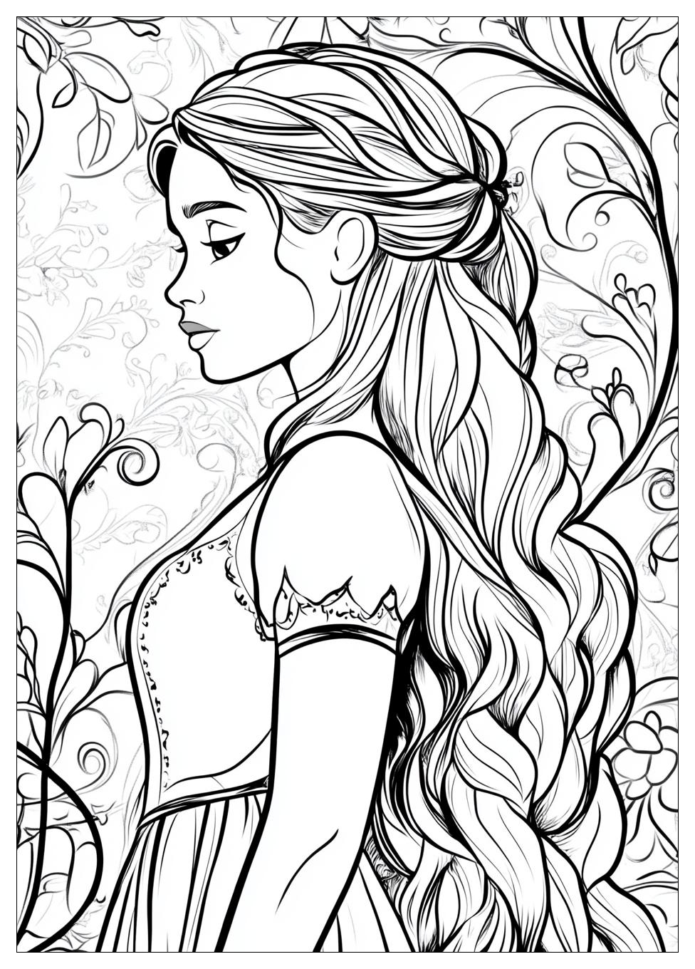 Disegni Rapunzel Da Colorare 1