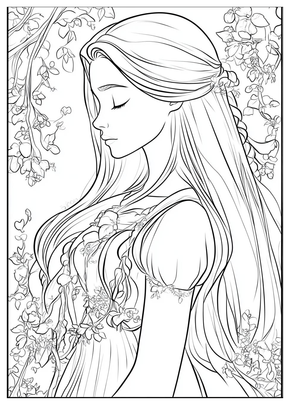 Disegni Rapunzel Da Colorare 3