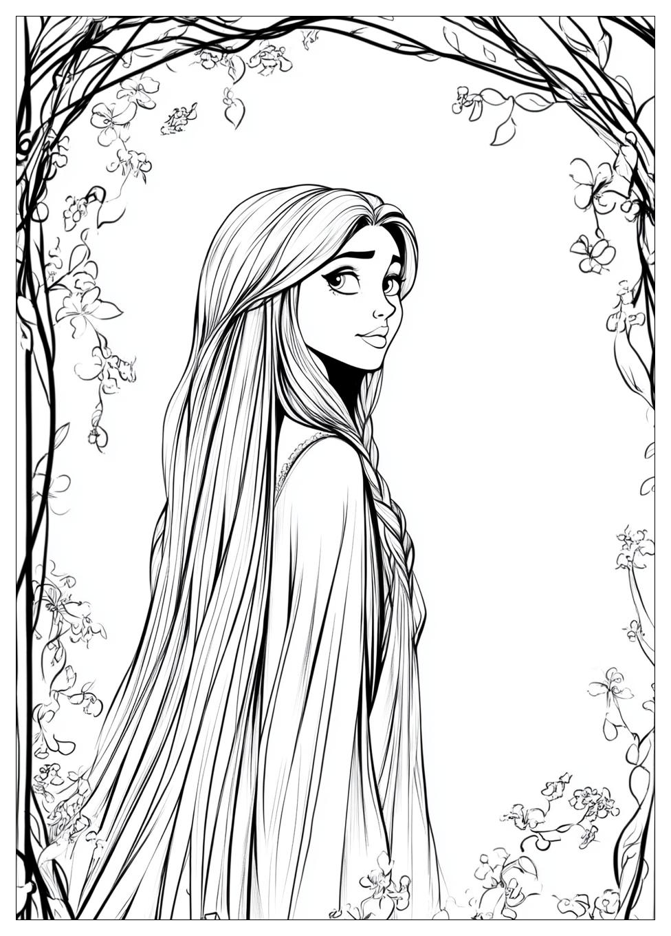 Disegni Rapunzel Da Colorare 5