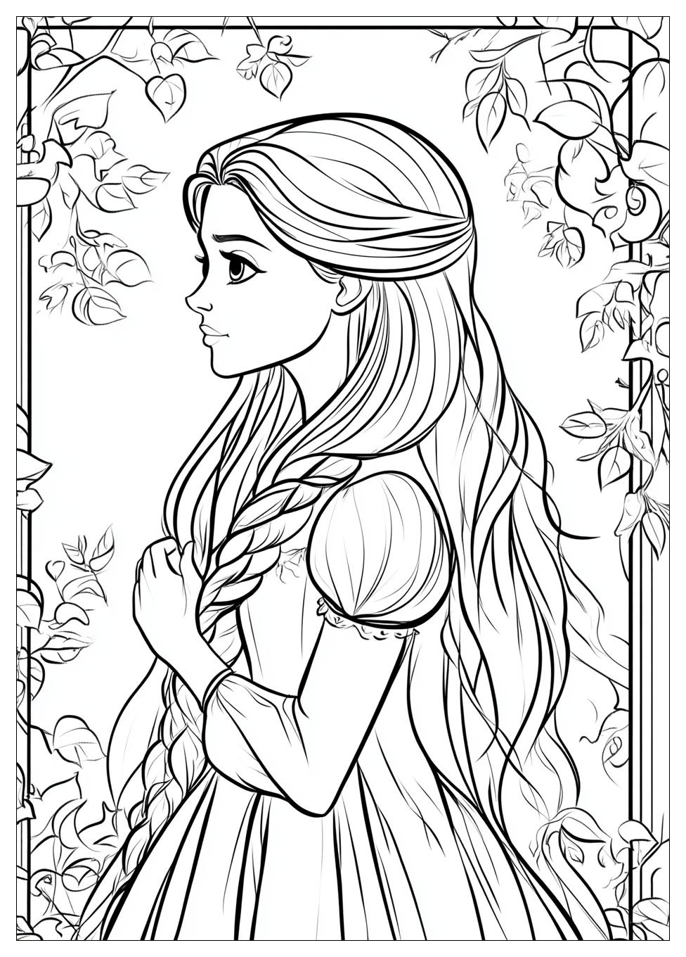 Disegni Rapunzel Da Colorare 6