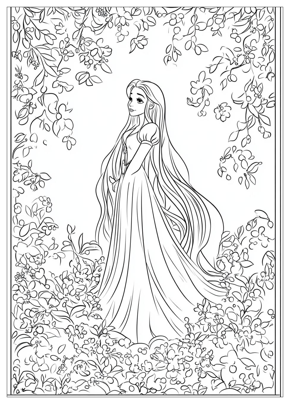 Disegni Rapunzel Da Colorare 8