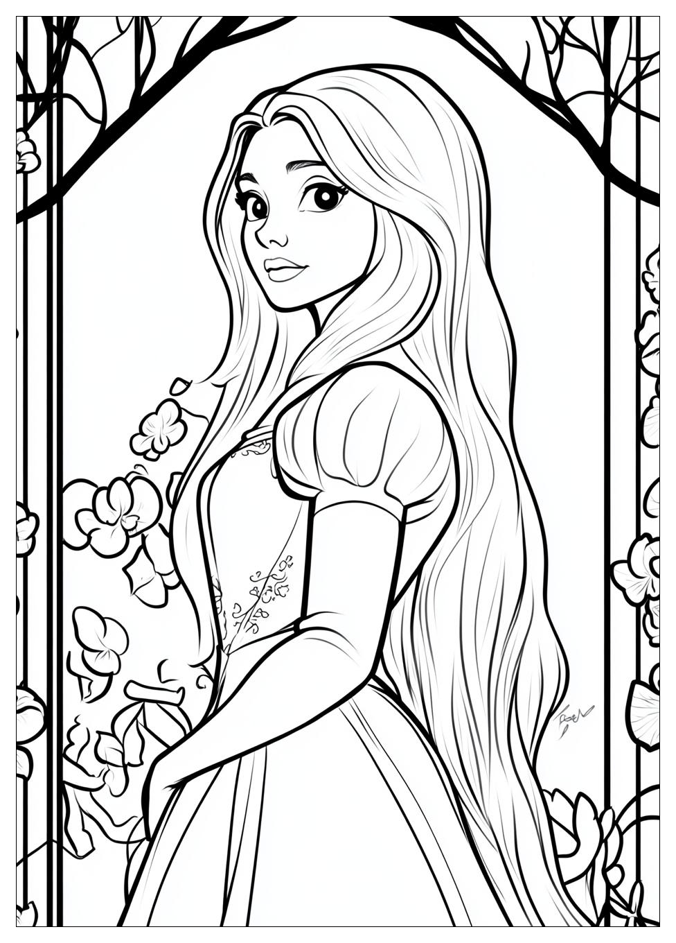 Disegni Rapunzel Da Colorare 9