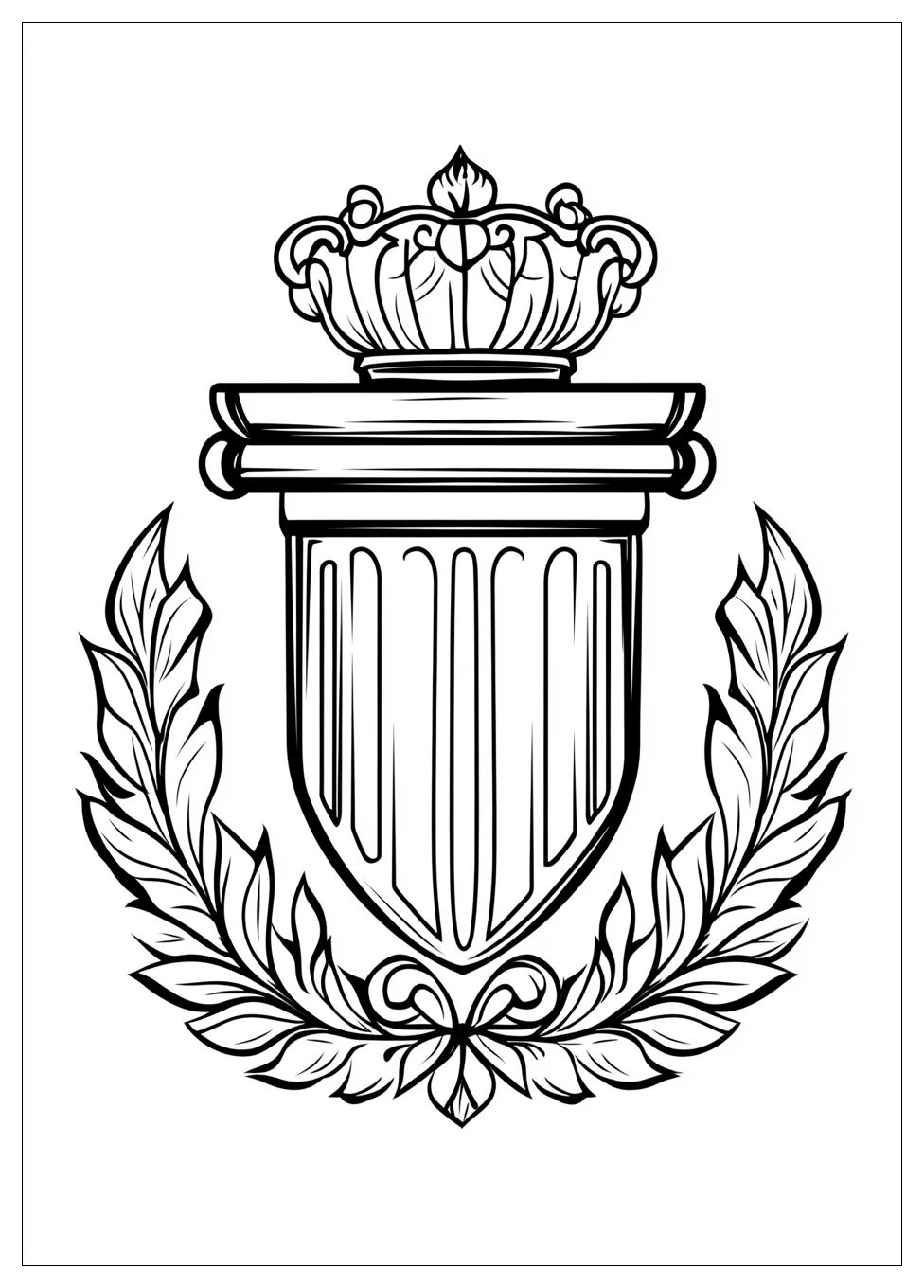 Disegni Rome Crest Coloring Pages 1