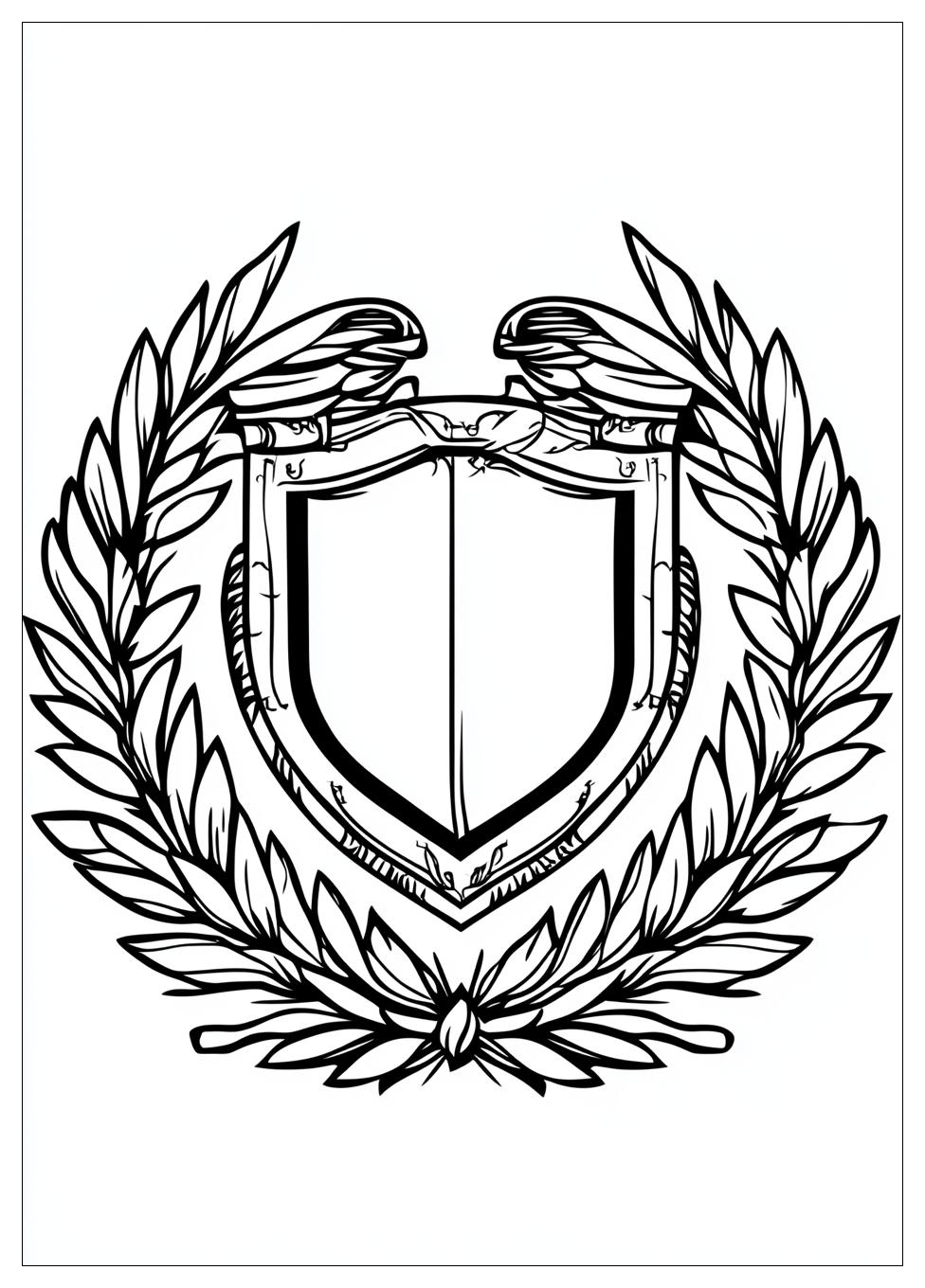 Disegni Rome Crest Coloring Pages 10