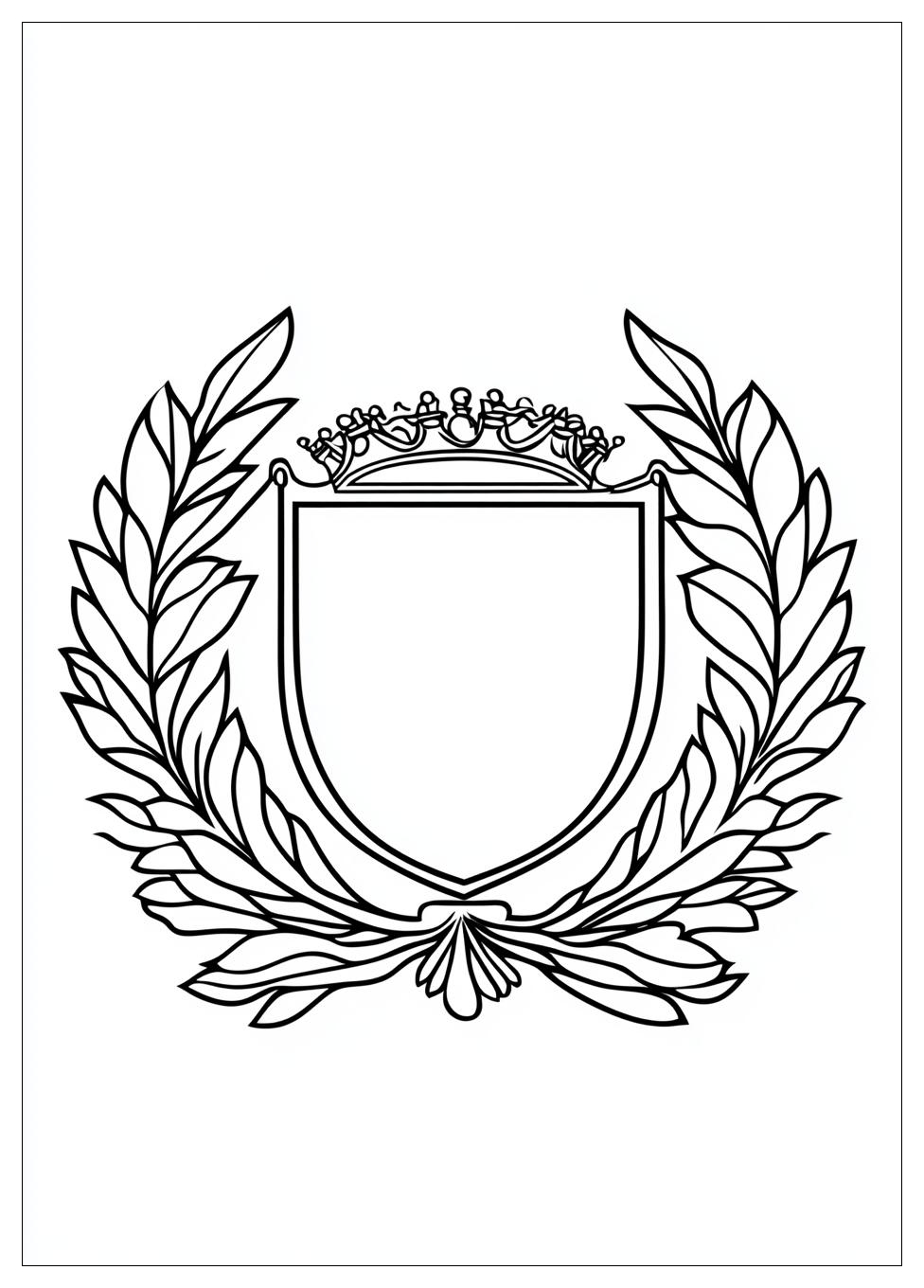 Disegni Rome Crest Coloring Pages 12