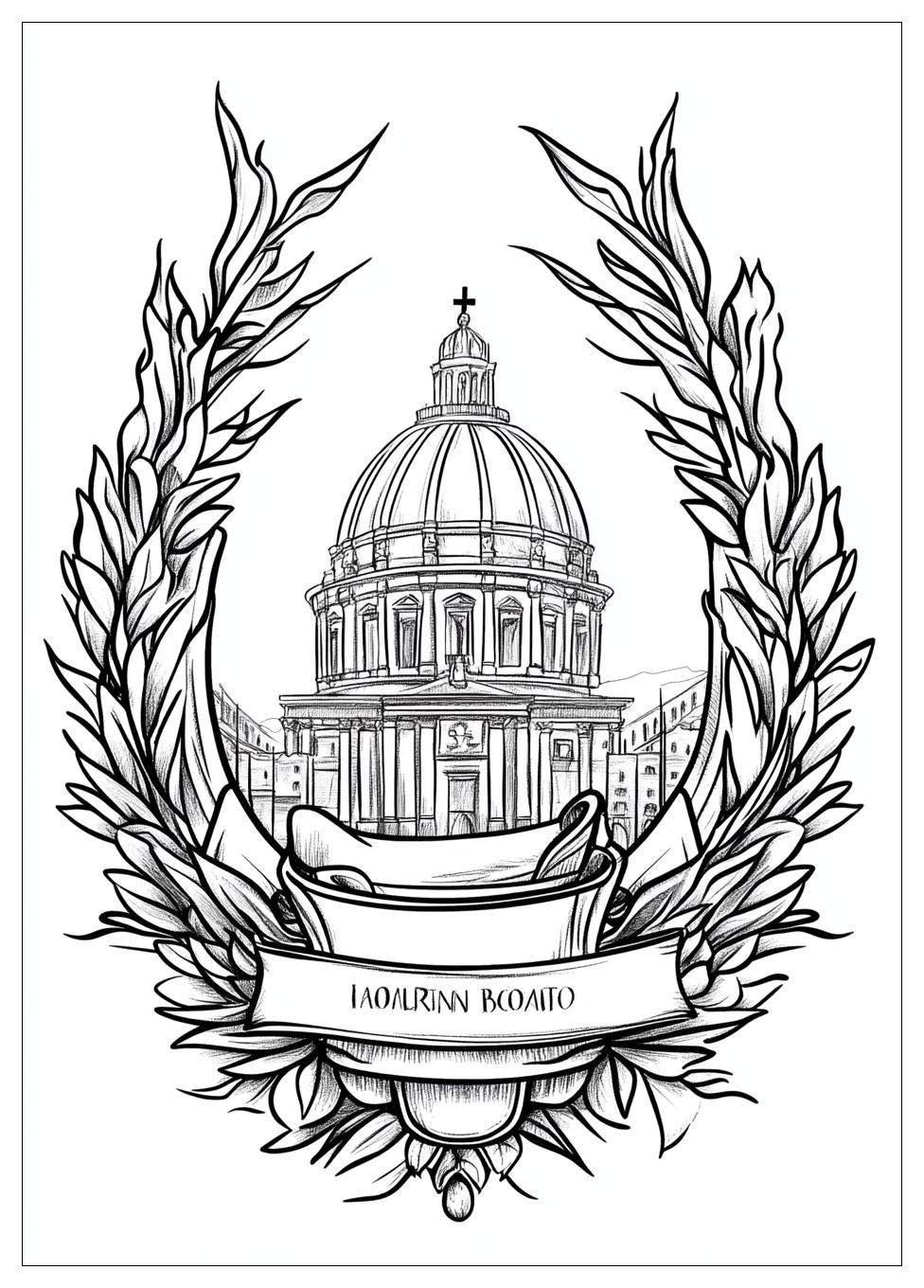 Disegni Rome Crest Coloring Pages 22