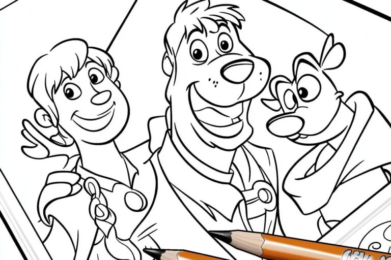 Scooby Doo Da Colorare : Il divertimento creativo per tutti