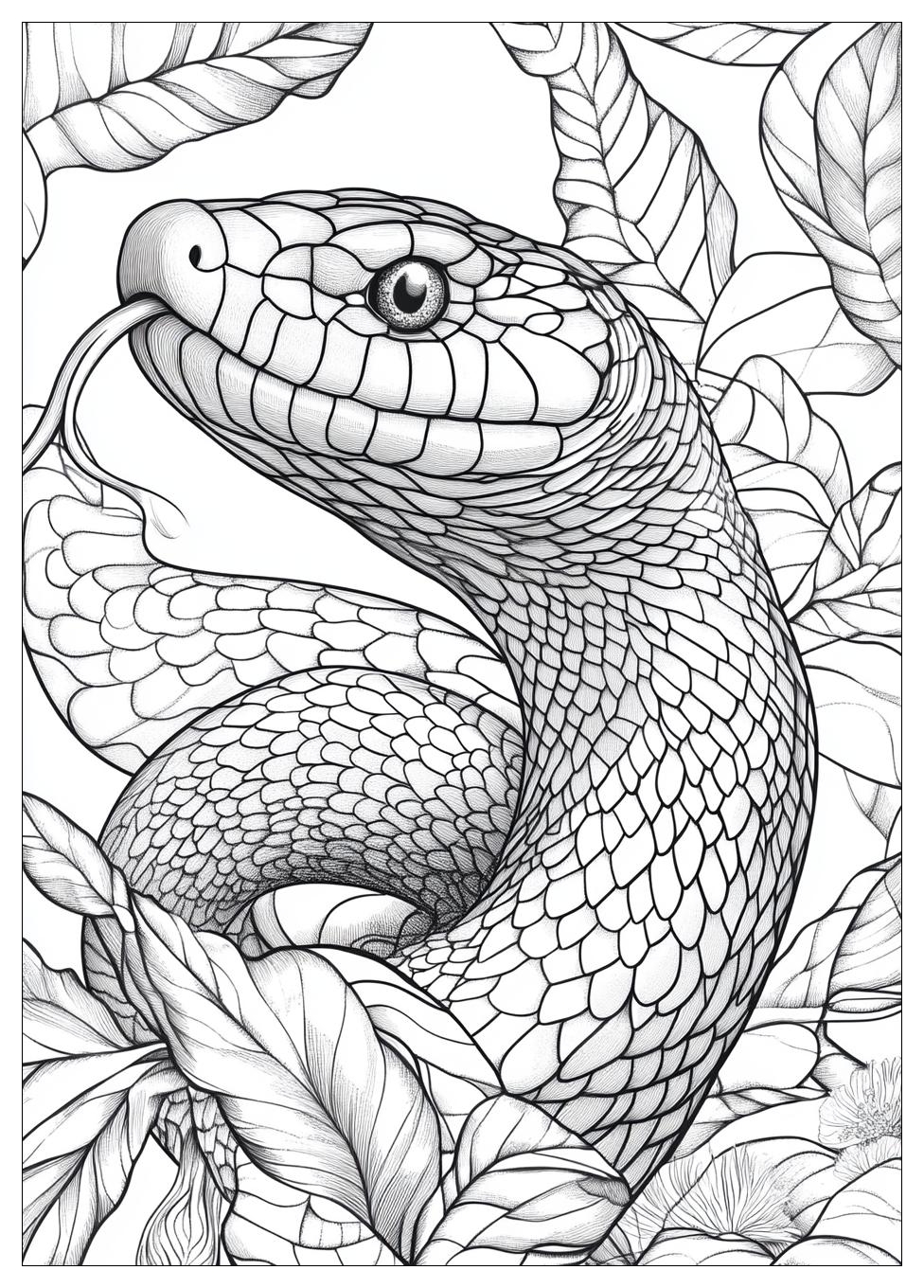 Disegni Serpente Da Colorare 23