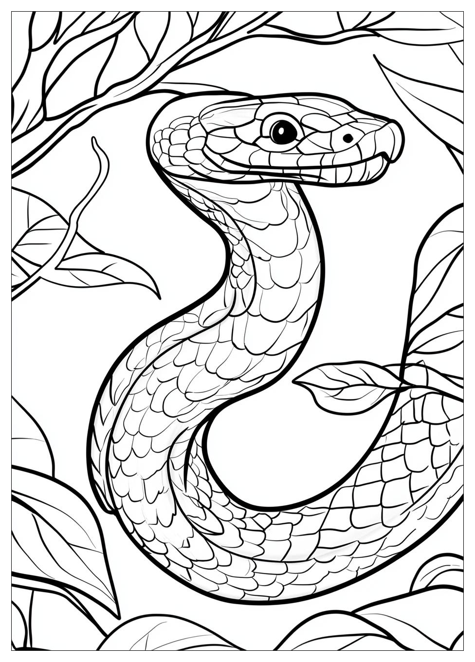 Disegni Serpente Da Colorare 6