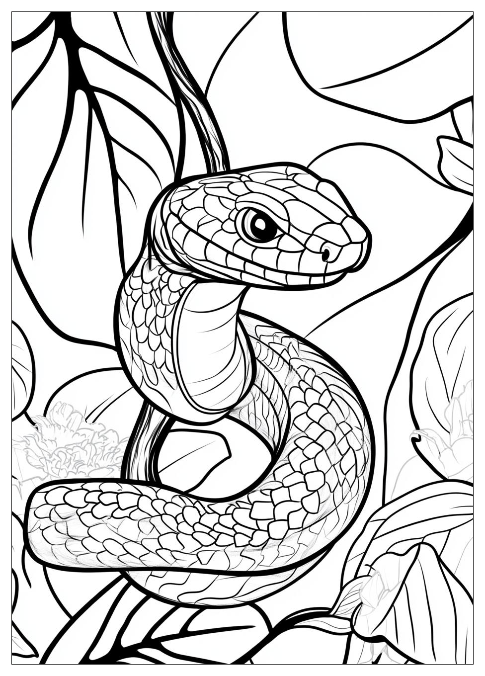 Disegni Serpente Da Colorare 9