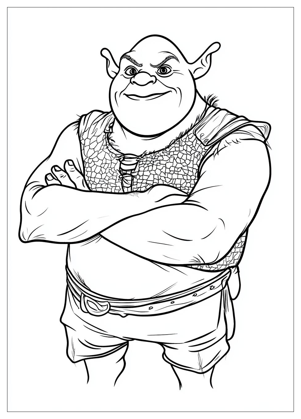 Disegni Shrek Da Colorare 1