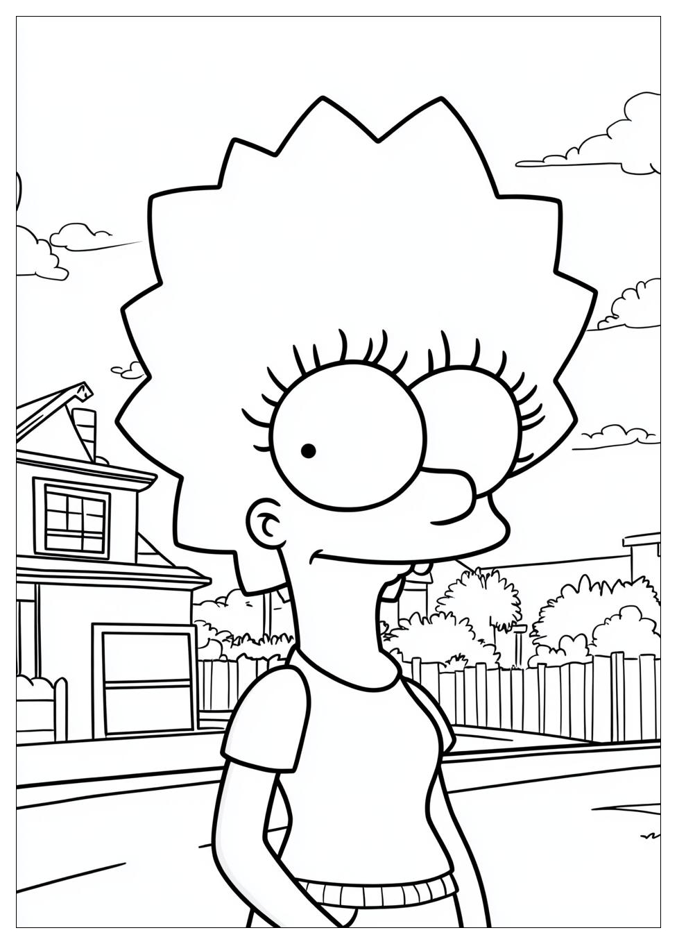 Disegni Simpson Da Colorare 10