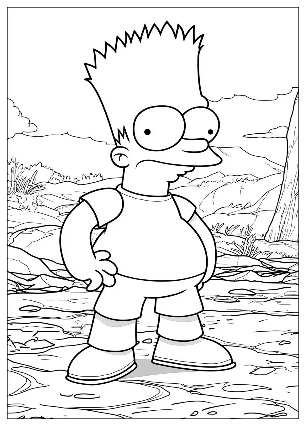 Disegni Simpson Da Colorare 14