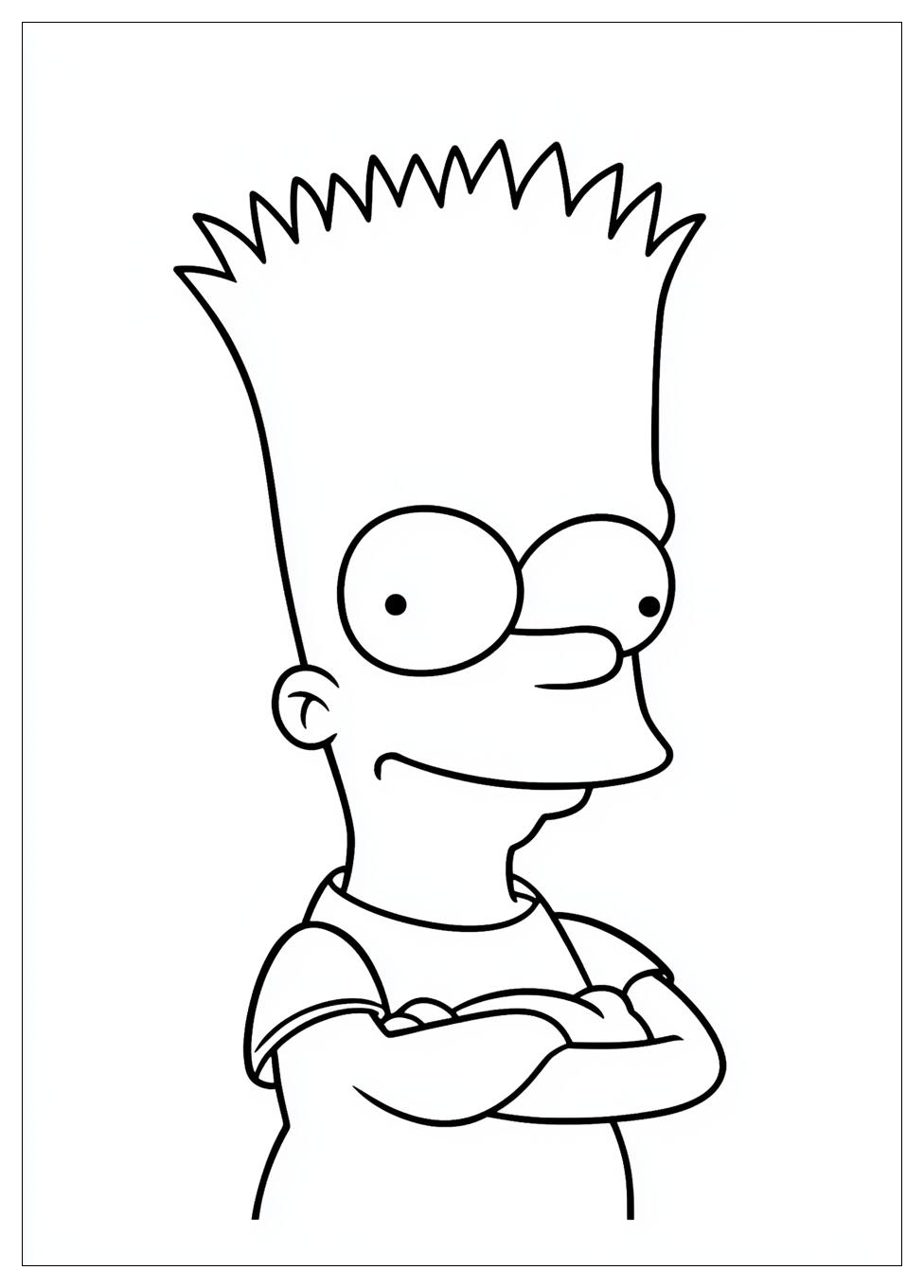 Disegni Simpson Da Colorare 17