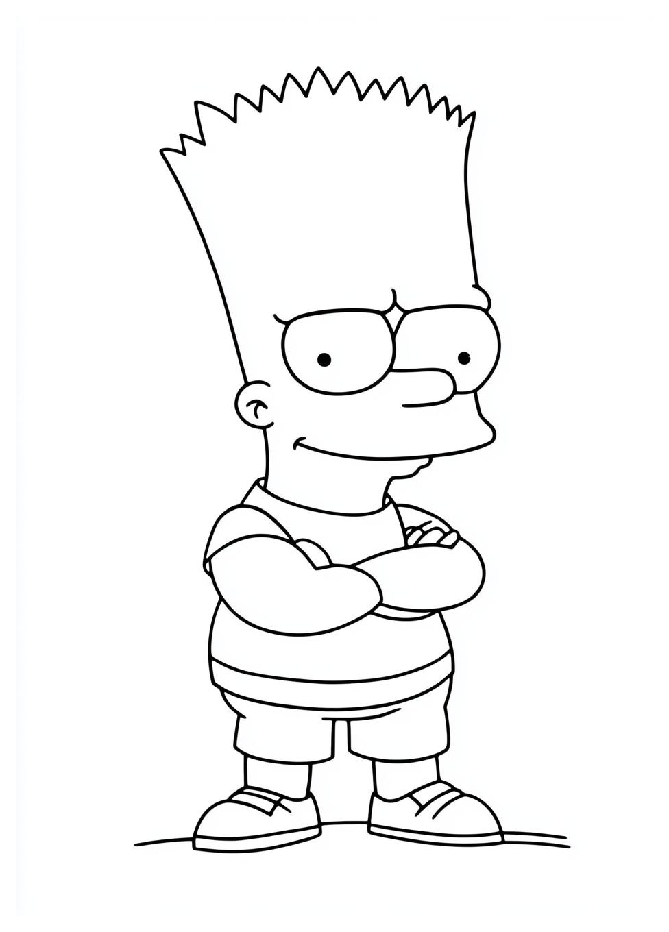 Disegni Simpson Da Colorare 7