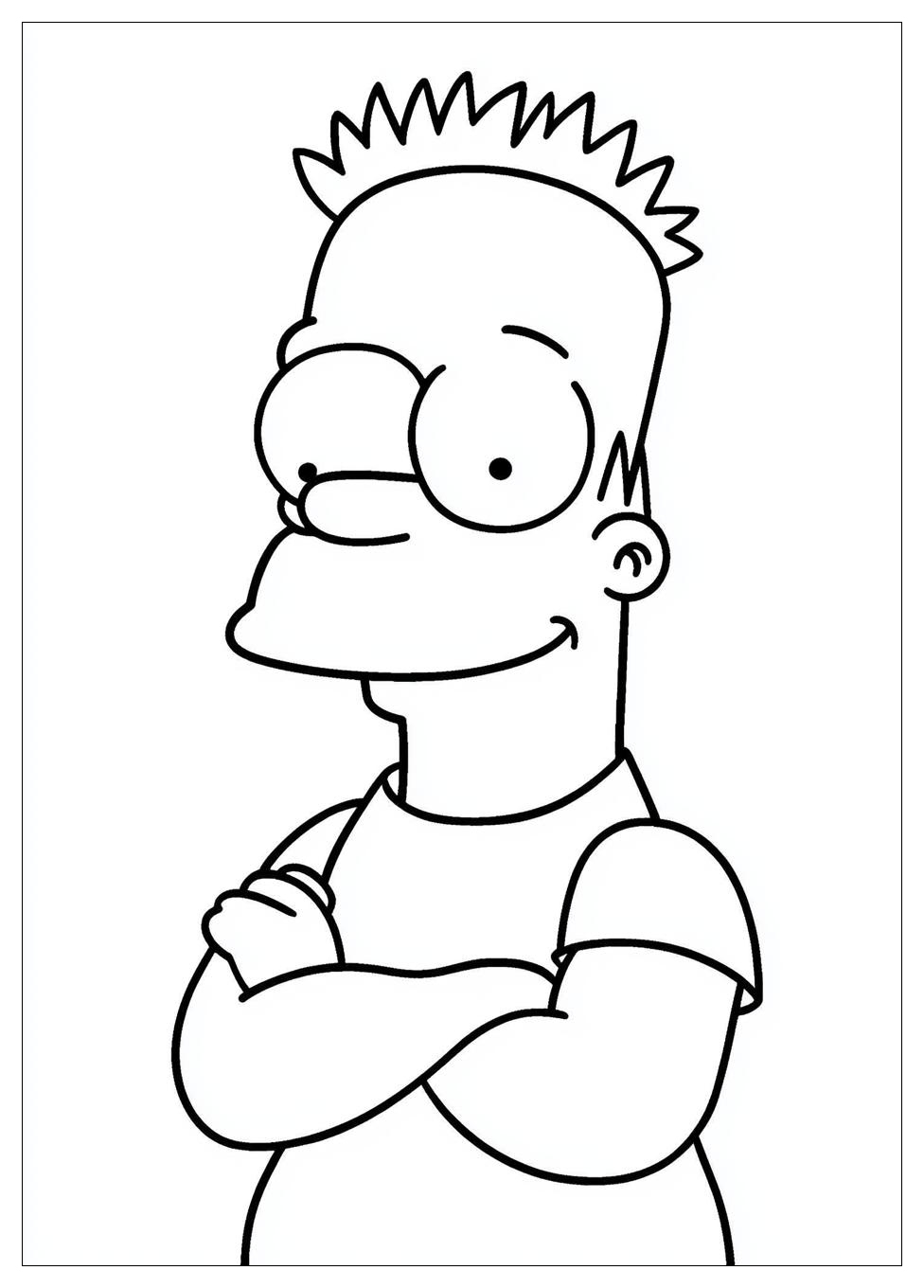 Disegni Simpson Da Colorare 8